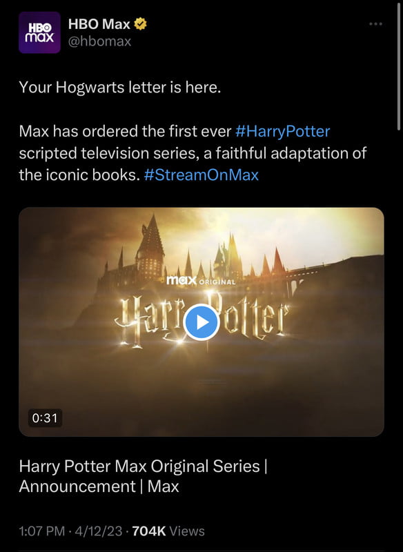 Harry Potter Upcoming Series